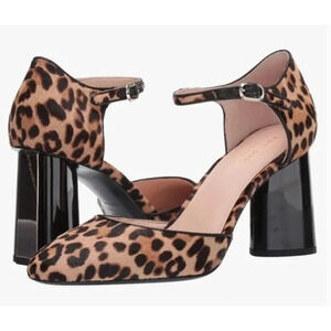 Kate Spade Serene Leopard Calf Hair Heels Size 6.5 NIB